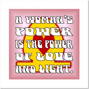 Woman's Power Posters and Art